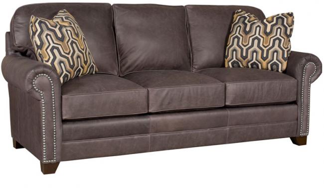 King Hickory Bentley Leather Sofa